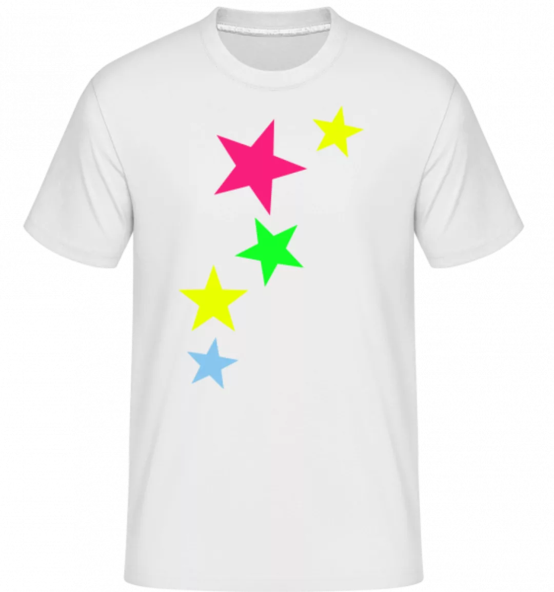 Bunte Sterne · Shirtinator Männer T-Shirt günstig online kaufen
