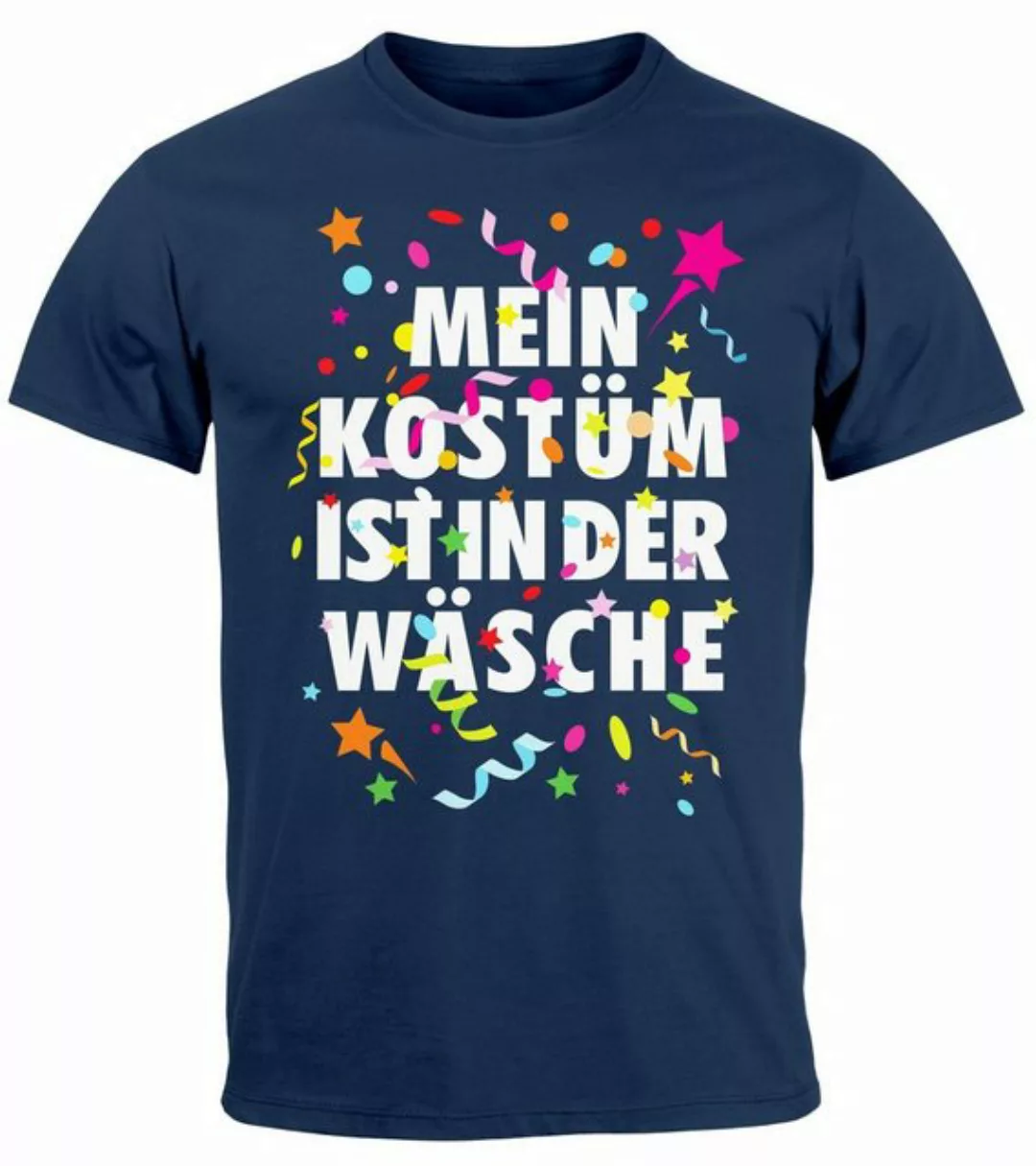 MoonWorks Print-Shirt Herren T-Shirt Fasching Karneval Kostüm Verkleidung L günstig online kaufen