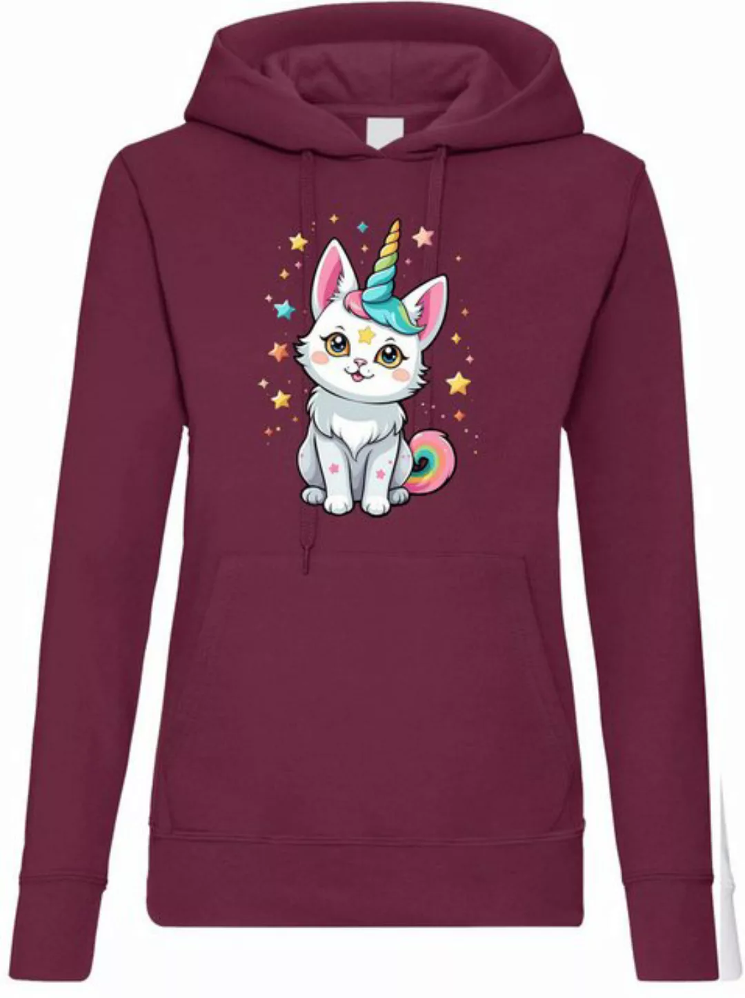 Youth Designz Kapuzenpullover Katze Einhorn Damen Hoodie Pullover mit modis günstig online kaufen