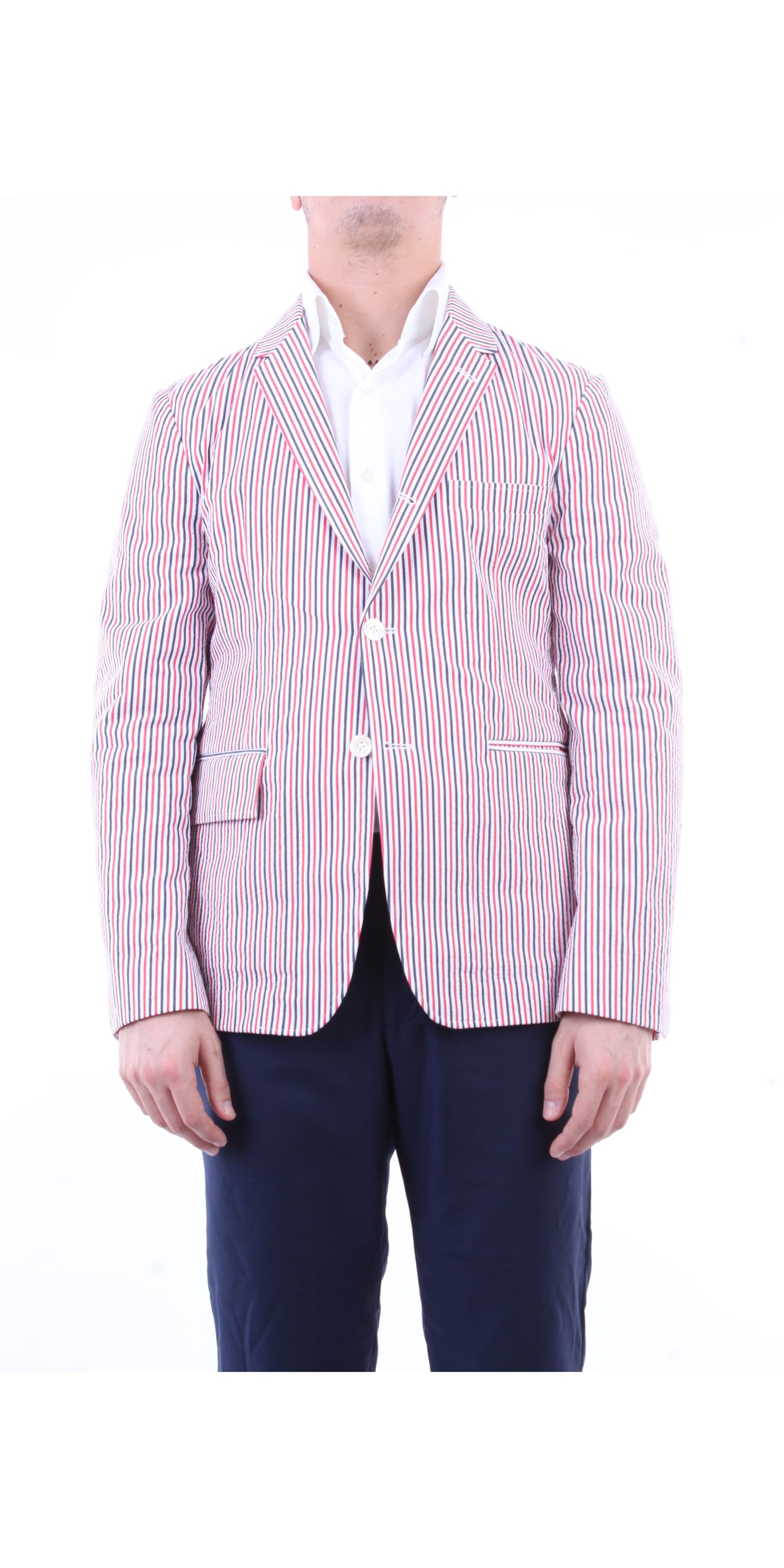 THOM BROWNE. Blazer Herren Blau weiß und rot günstig online kaufen