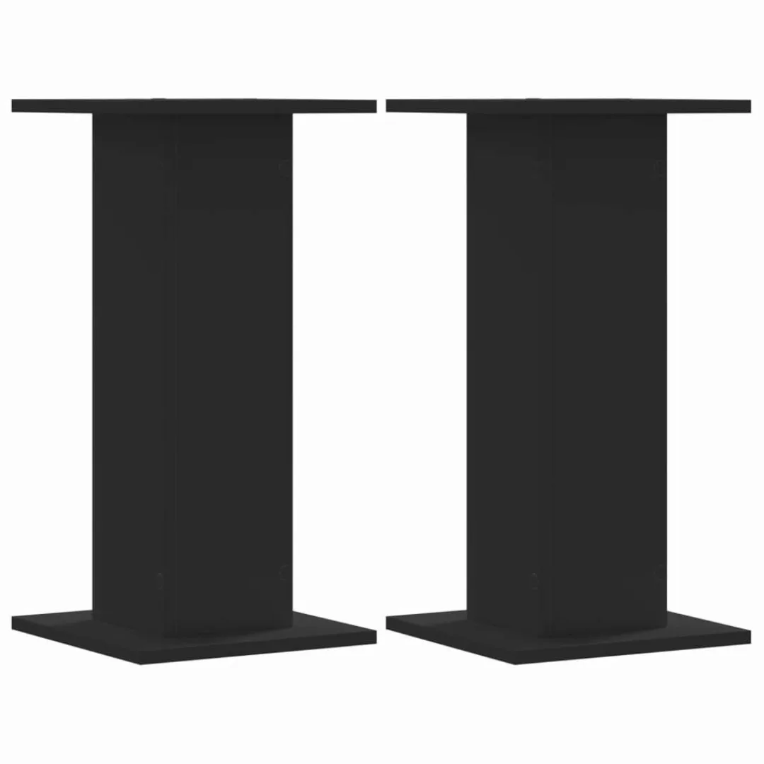 vidaXL Blumenständer Pflanzenständer 2 Stk. Schwarz günstig online kaufen
