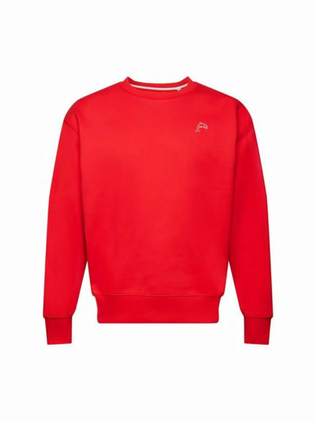 Esprit Sweatshirt Sweatshirt mit kleinem Delfinprint (1-tlg) günstig online kaufen