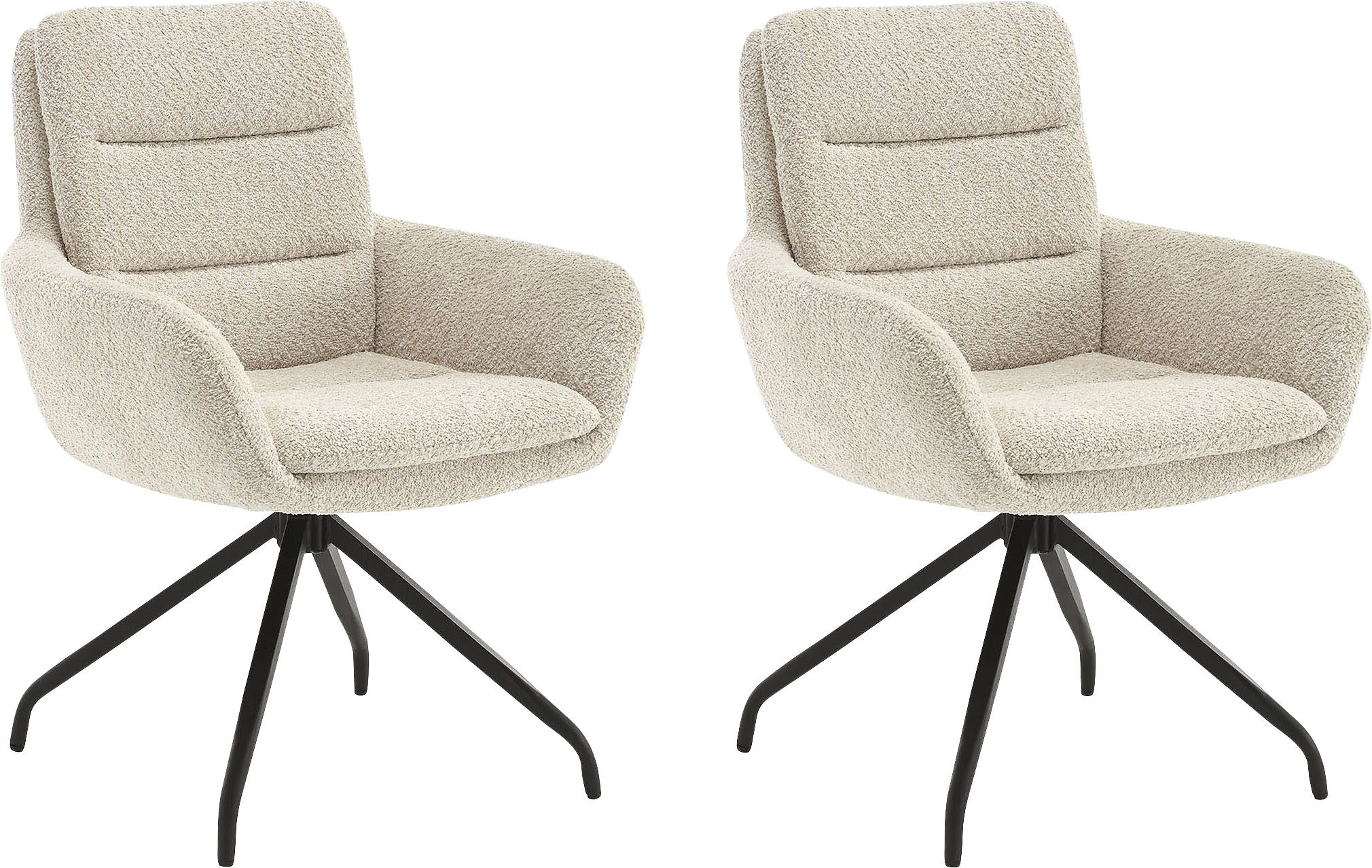 Home affaire Esszimmerstuhl »Taragona«, (Set), 2 St., Boucle, mit unterschi günstig online kaufen