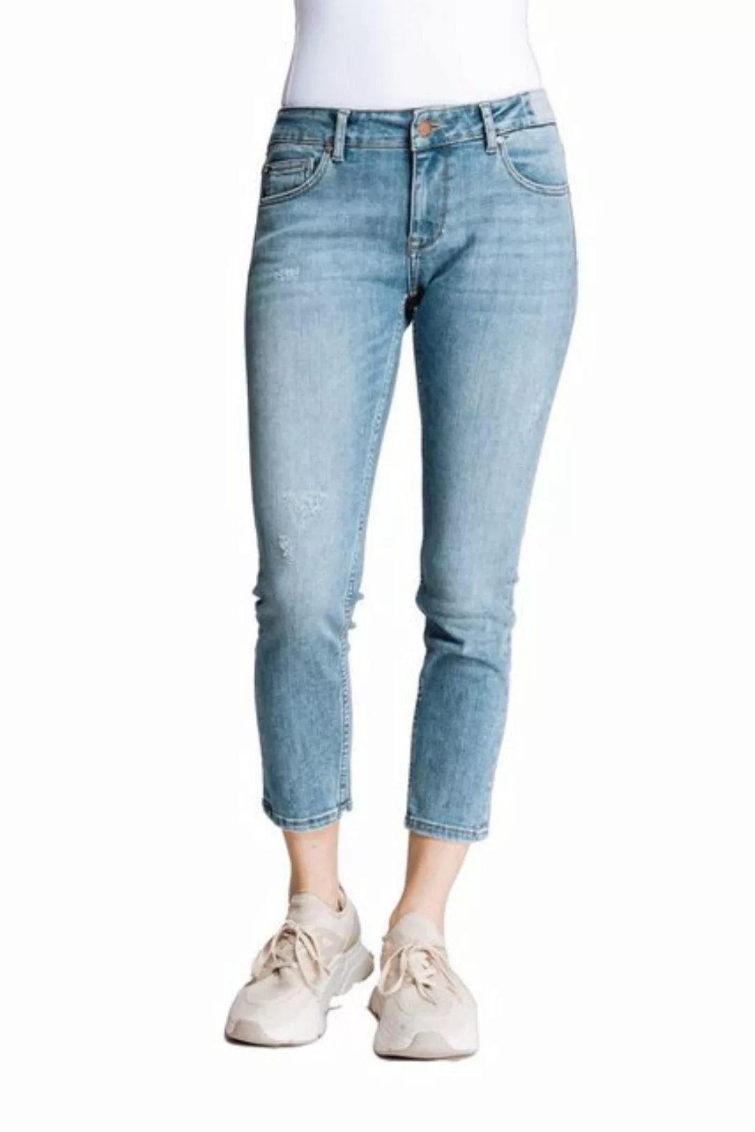 Zhrill Mom-Jeans Capri Jeans ANITA Blau angenehmer Tragekomfort günstig online kaufen