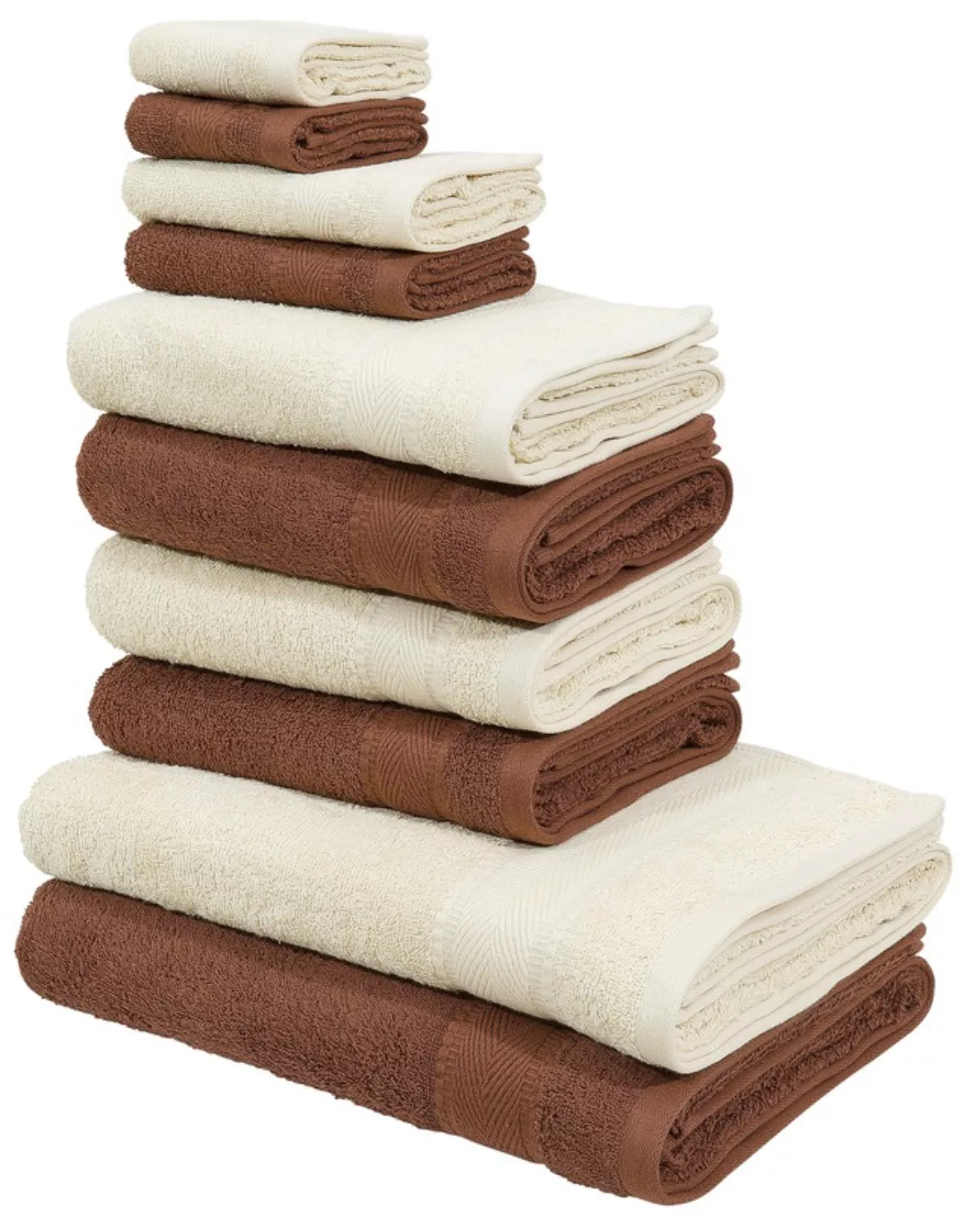 my home Handtuch Set »Afri, Duschtücher, Handtücher, Gästetücher, Seiftüche günstig online kaufen