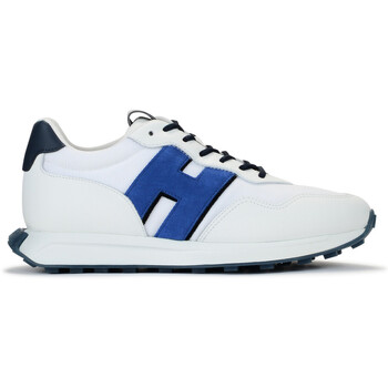 Hogan  Sneaker Sneaker  H601 aus weißem und blauem Leder und günstig online kaufen