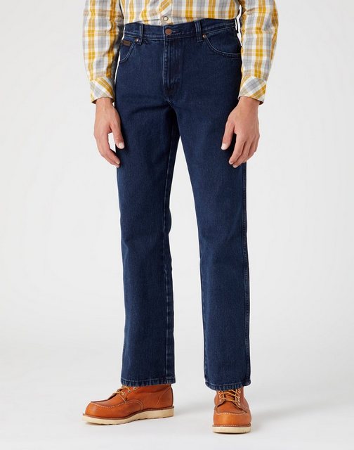Wrangler Regular-fit-Jeans Hose Wrangler Texas coalblue stone, G 29, L 32, günstig online kaufen