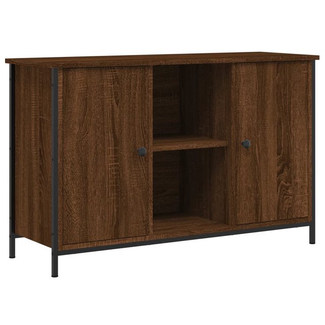 vidaXL TV-Schrank TV-Board Braun Eichen-Optik 100x35x65 cm Holzwerkstoff günstig online kaufen