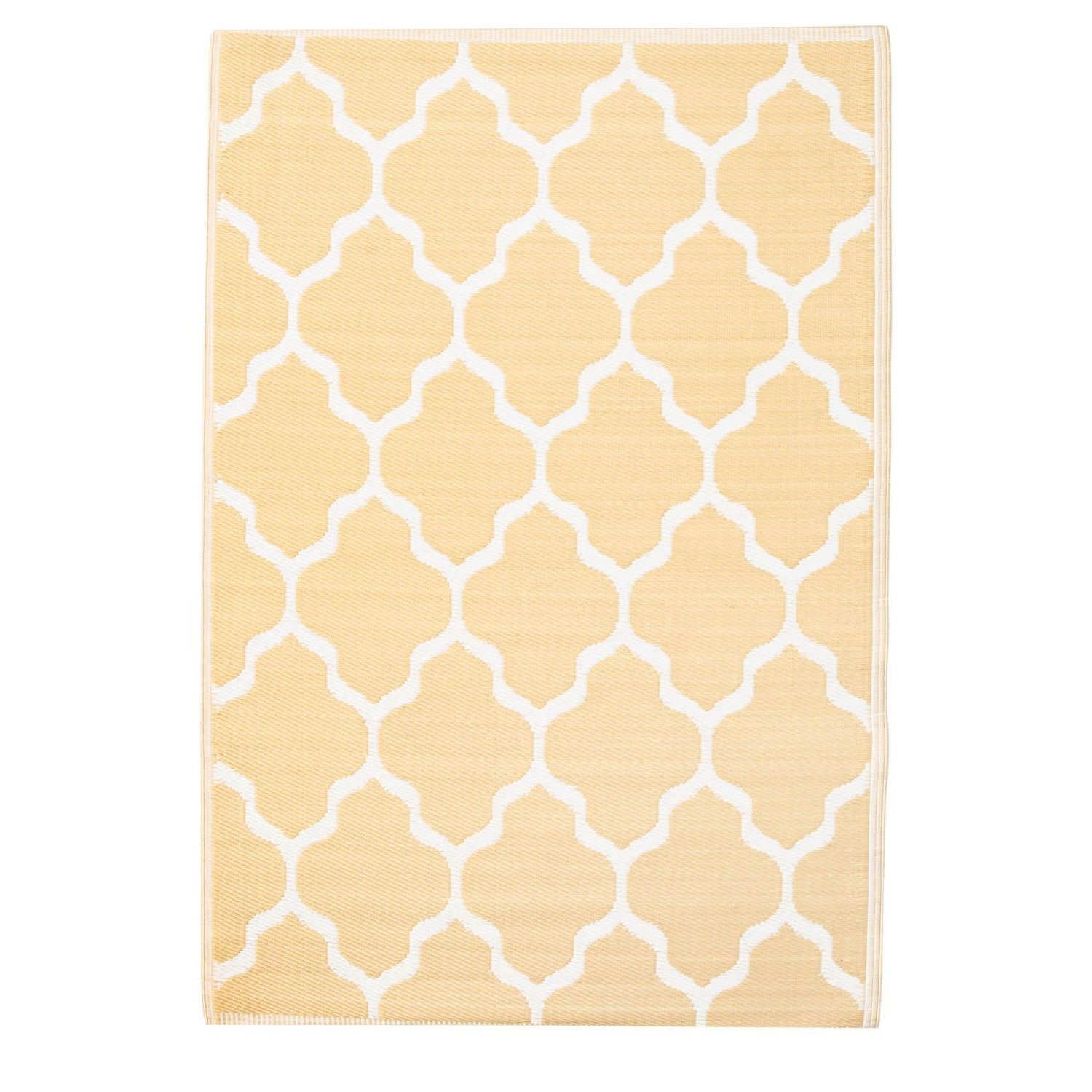 Jet-Line Outdoorteppich Kate Beige mit Geometrischen Mustern 120 x 180 cm günstig online kaufen