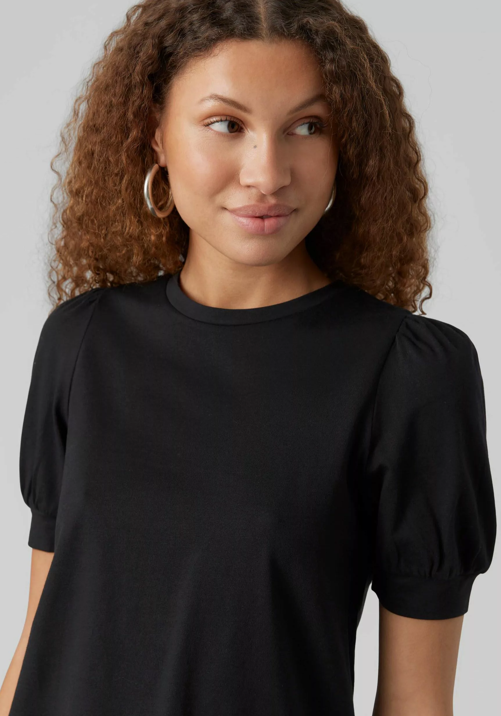 Vero Moda T-Shirt "VMKERRY 2/4 O-NECK TOP VMA JRS NOOS", mit Rundhalsaussch günstig online kaufen