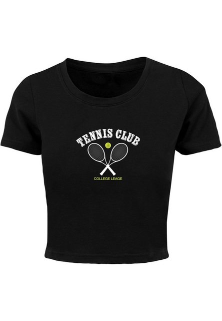 Merchcode T-Shirt Merchcode Damen Ladies Tennis Club Cropped Tee (1-tlg) günstig online kaufen