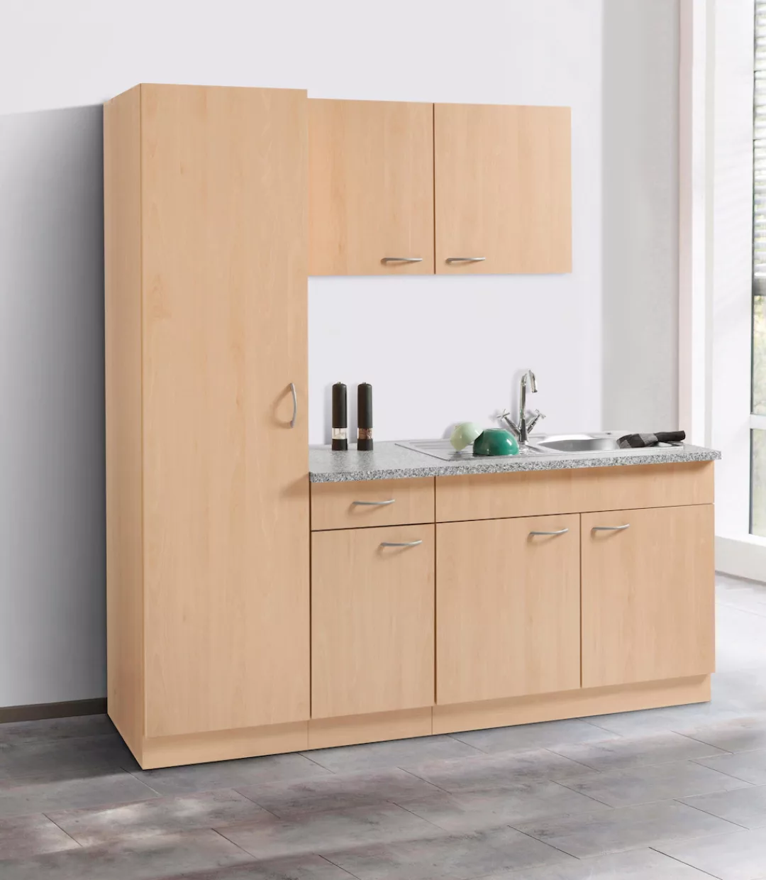 wiho Küchen Küche "Kiel", ohne E-Geräte, Breite 190 cm, Tiefe 60 cm günstig online kaufen