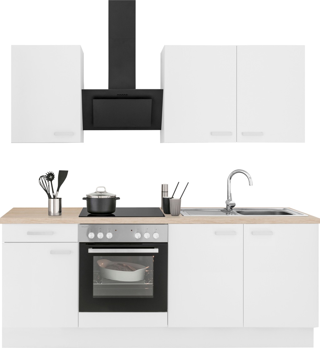 OPTIFIT Küchenzeile "Parma", mit E-Geräten, Breite 210 cm günstig online kaufen
