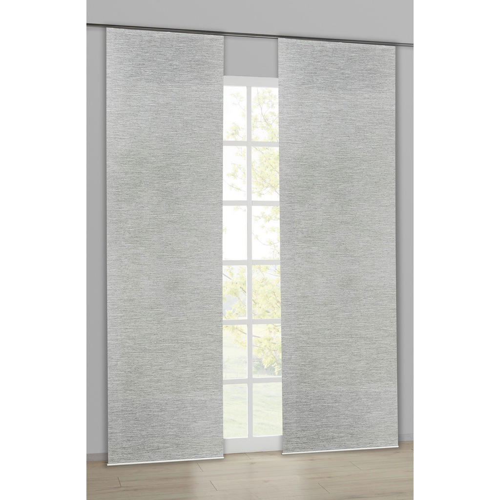 Schiebevorhang Essential grau B/L: ca. 60x245 cm günstig online kaufen