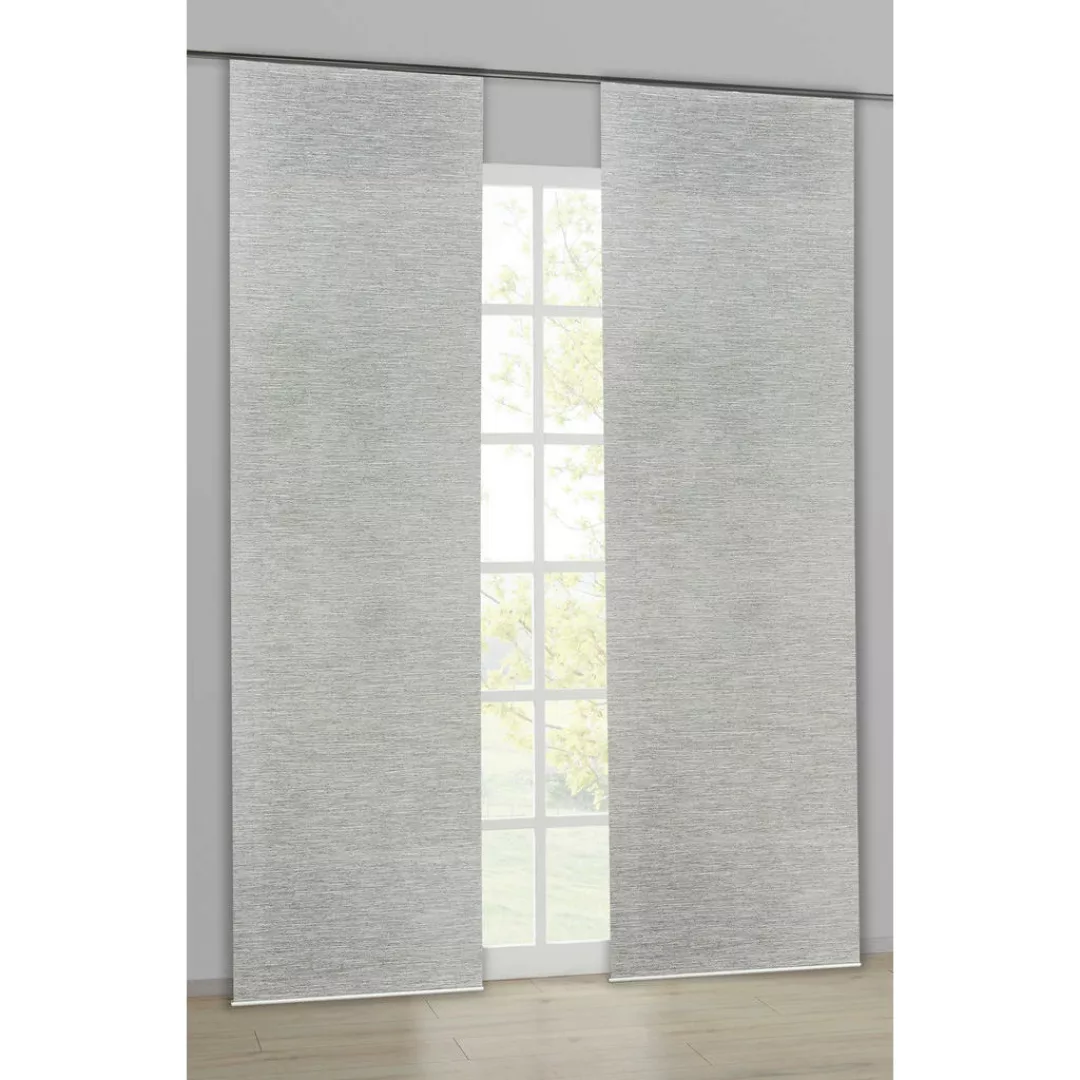 Schiebevorhang Essential grau B/L: ca. 60x245 cm günstig online kaufen