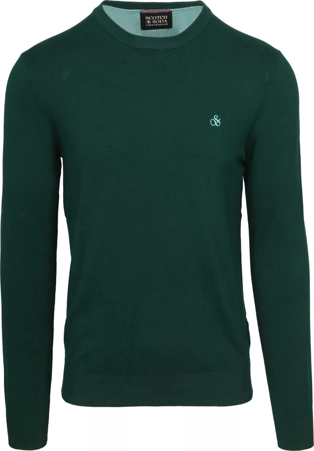 Scotch and Soda Essential Pullover Dunkelgrün - Größe L günstig online kaufen