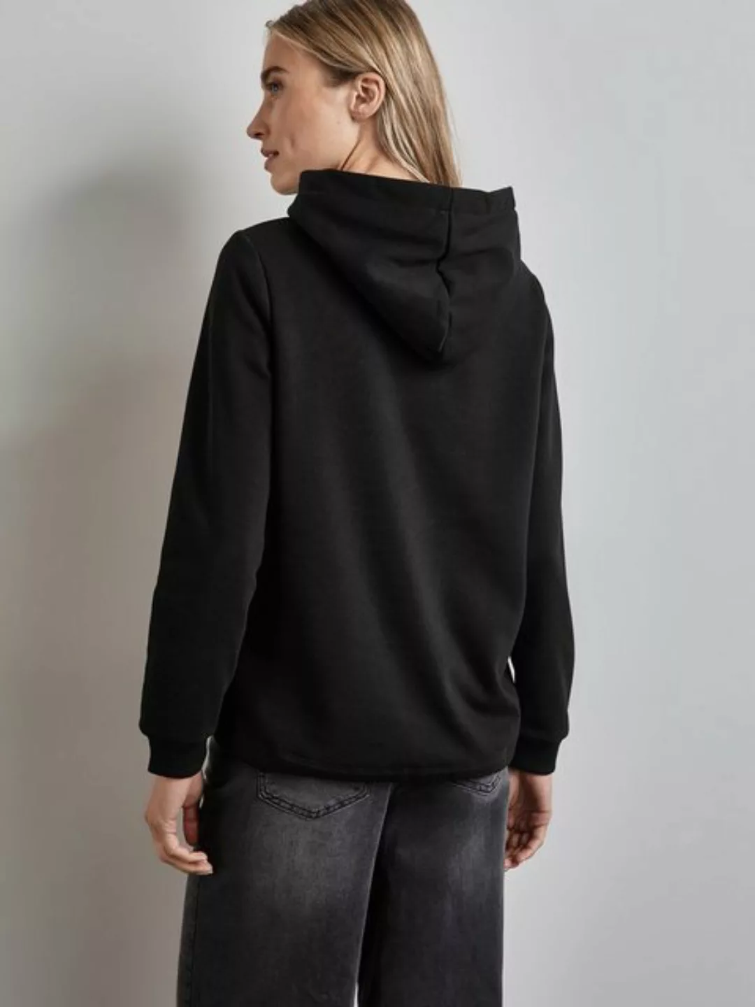 STREET ONE Hoodie, mit Tunnelzug am Saum günstig online kaufen