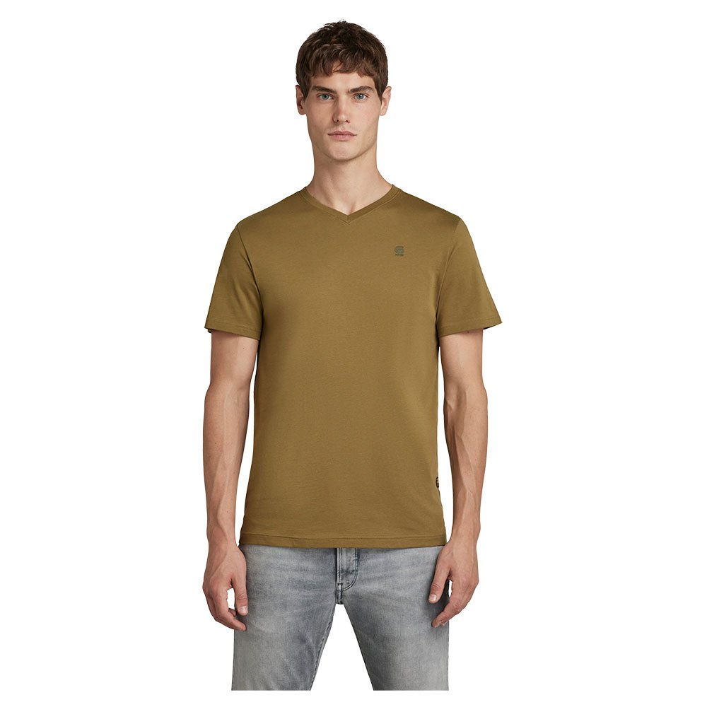 G-star Kurzarm V-ausschnitt T-shirt 2XS Light Antic Green günstig online kaufen