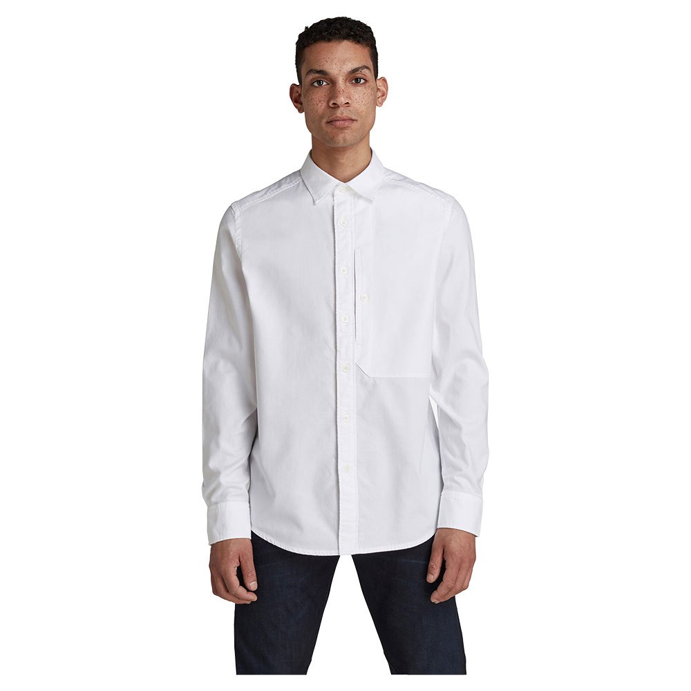 G-star Oxford Regular Langarm Hemd M White / White Oxford günstig online kaufen