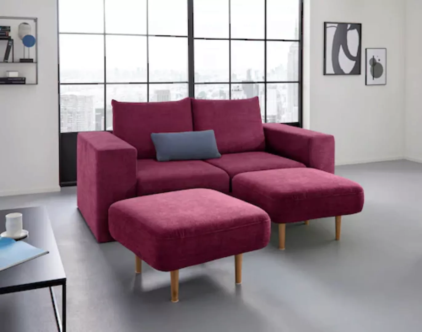 LOOKS by Wolfgang Joop 2,5-Sitzer »Looksv«, Verwandlungssofa: aus Sofa wird günstig online kaufen