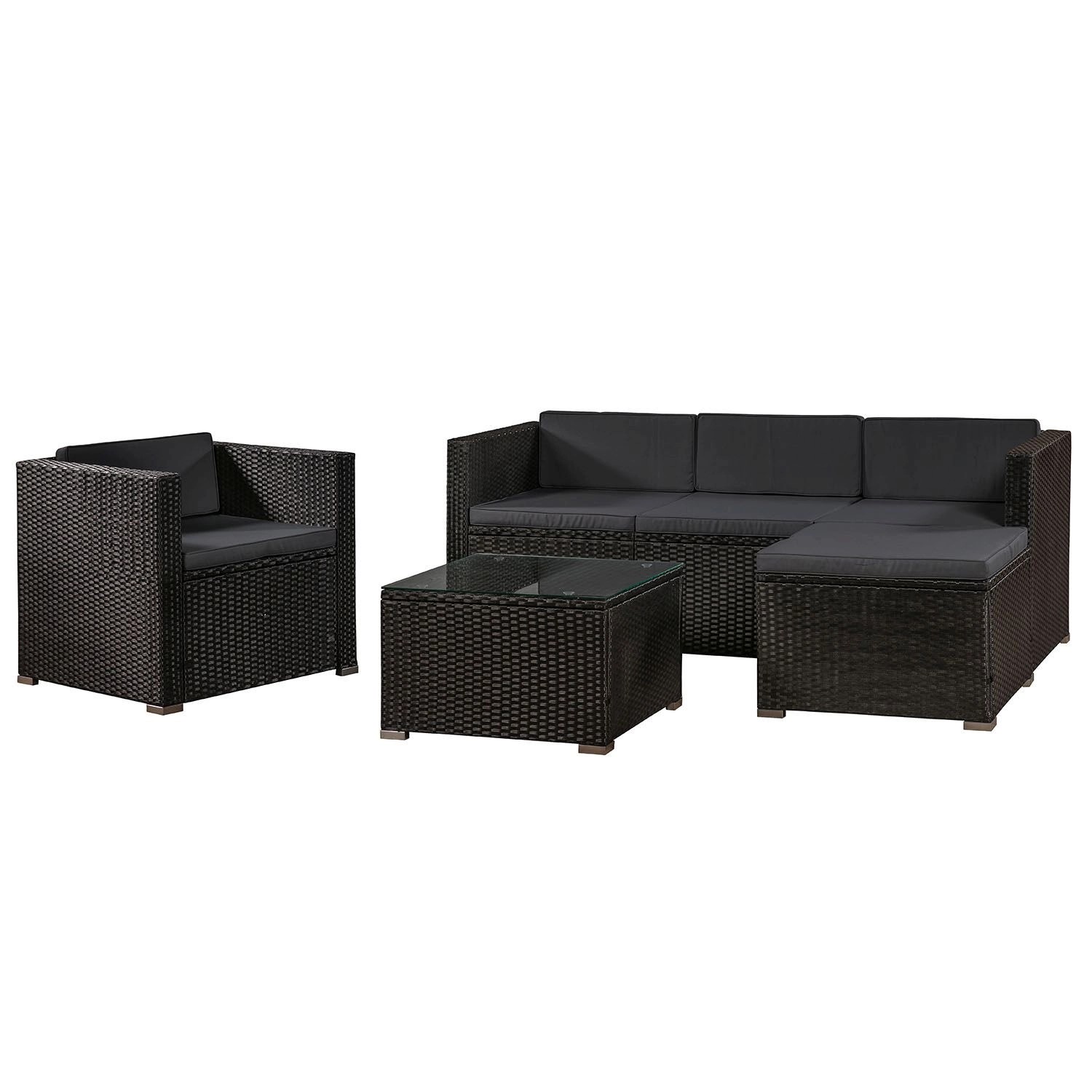 Juskys Gartenlounge-Set Punta Cana, (Set, Sitzgruppe), günstig online kaufen