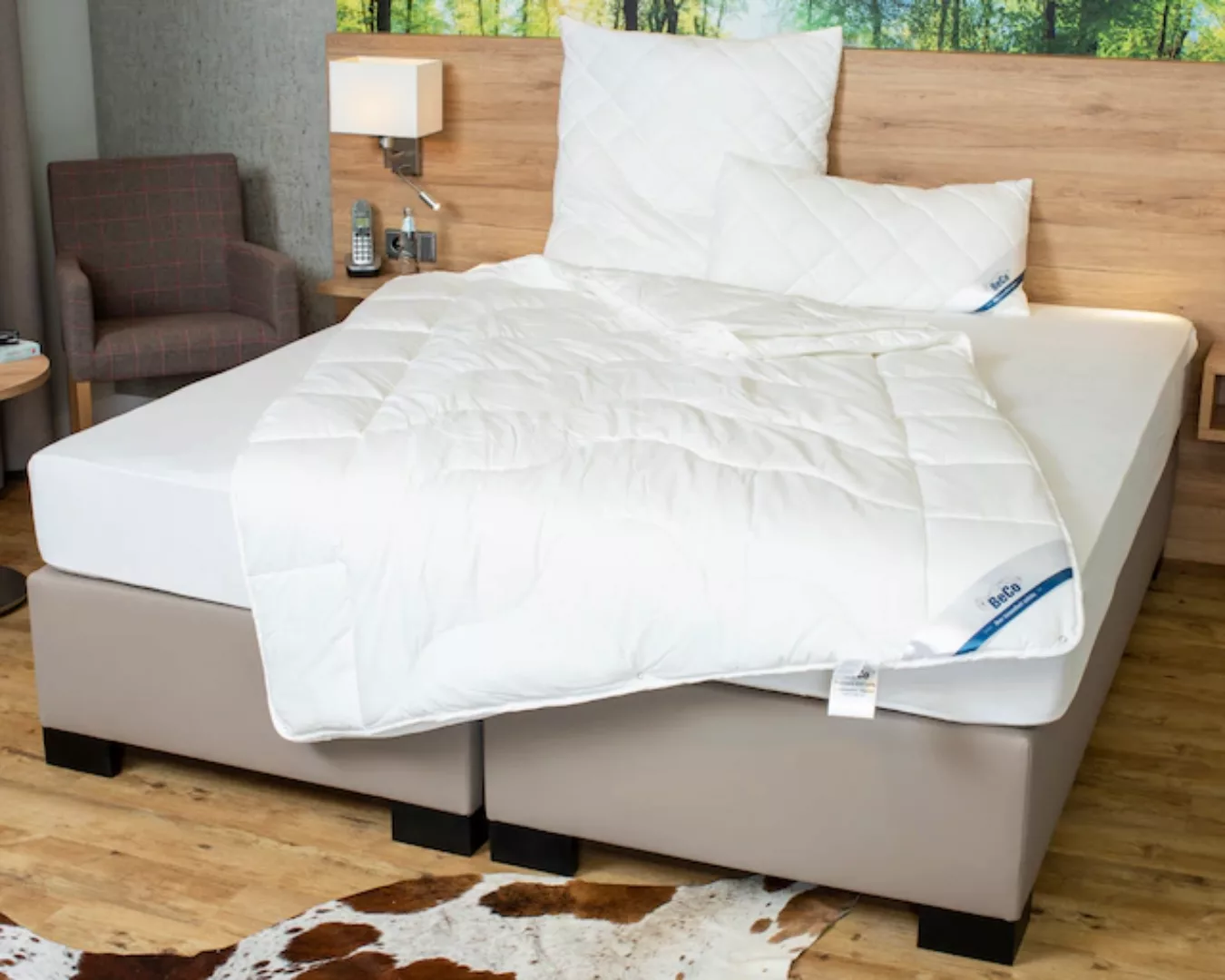 Beco Bettdecke + Kopfkissen »Medibett Made in Green, Bettdecke & Kissen im günstig online kaufen