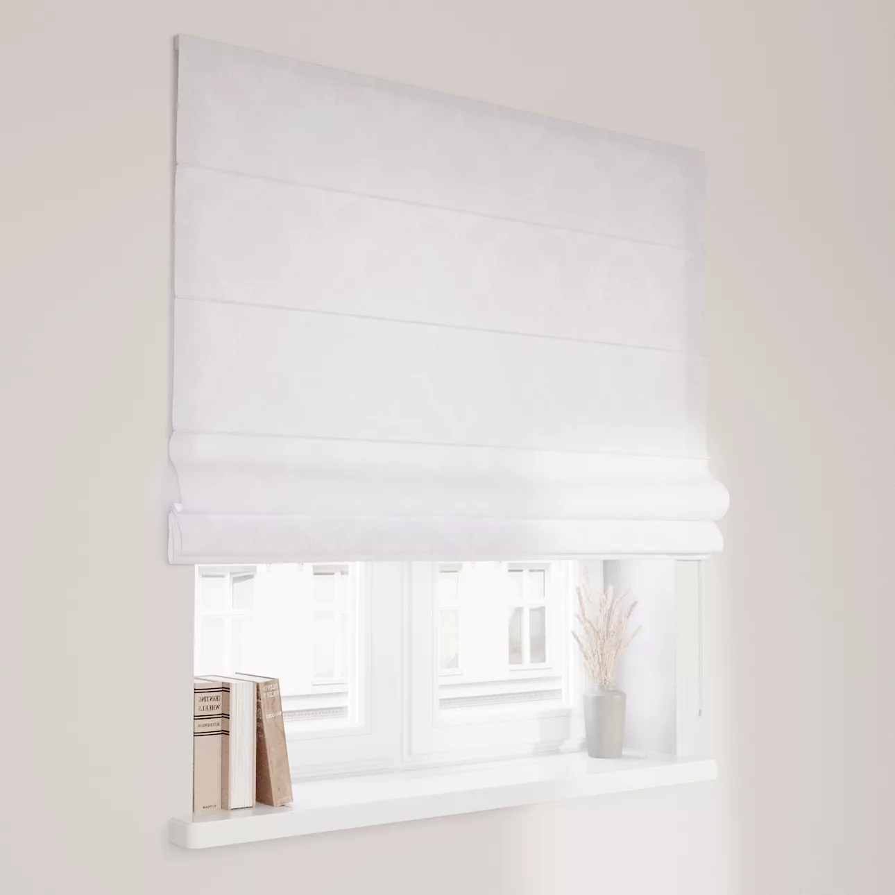 Dekoria Raffrollo Capri, weiß , 160 x 170 cm günstig online kaufen
