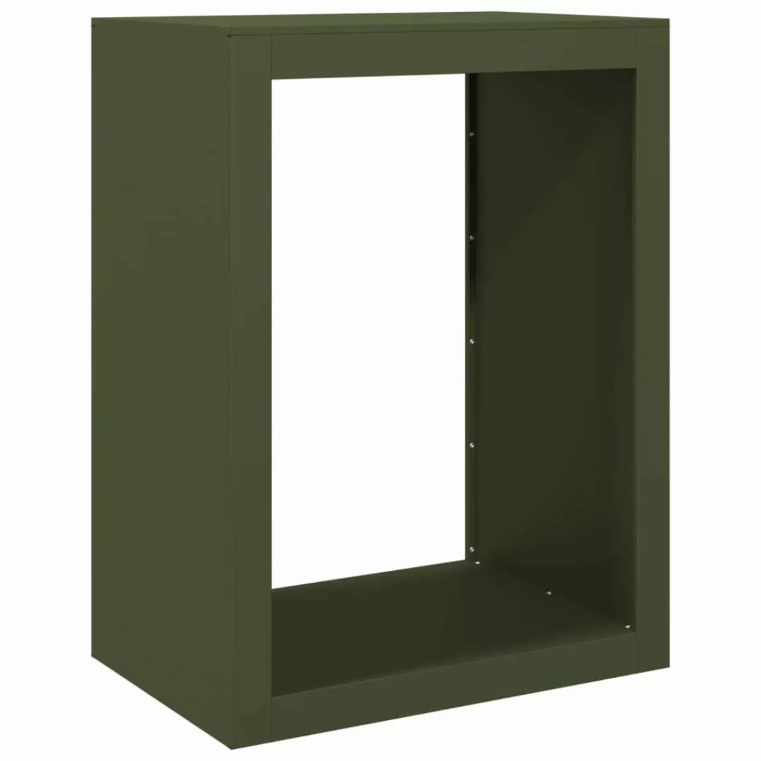 vidaXL Kaminholzregal Brennholzregal Grün 60x40x80 cm günstig online kaufen