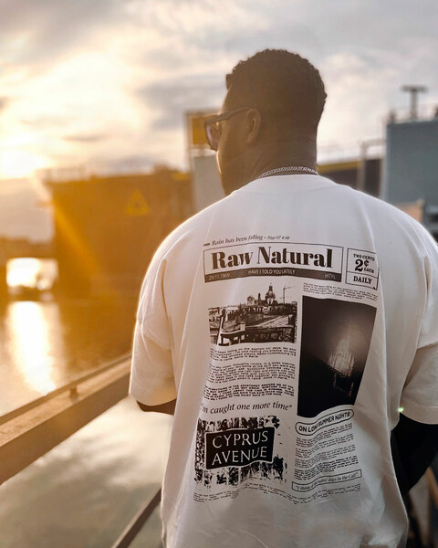 Oversize Shirt "Rain Has Been Falling" - Natural Raw günstig online kaufen
