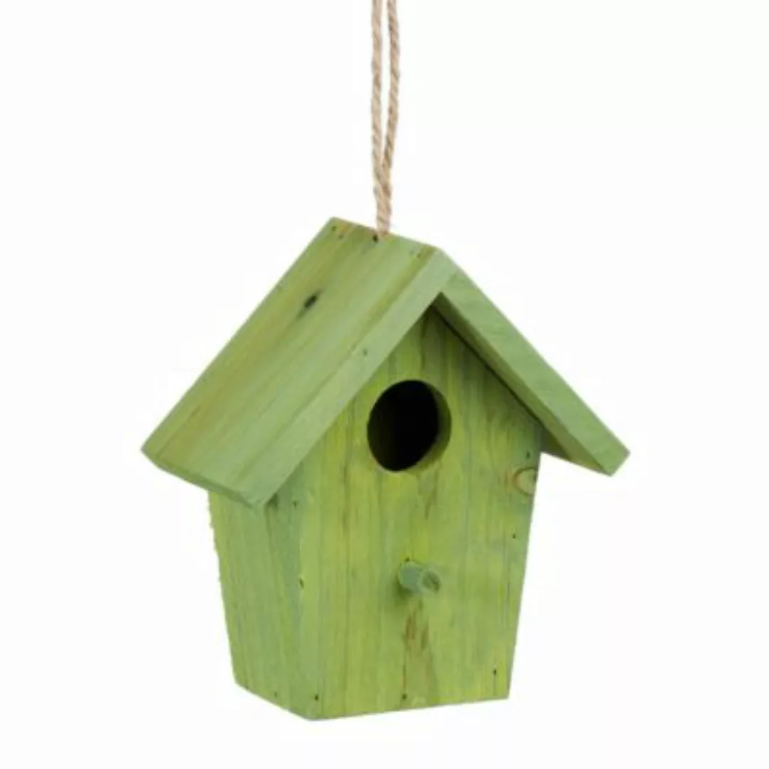 relaxdays Deko Vogelhaus grün günstig online kaufen