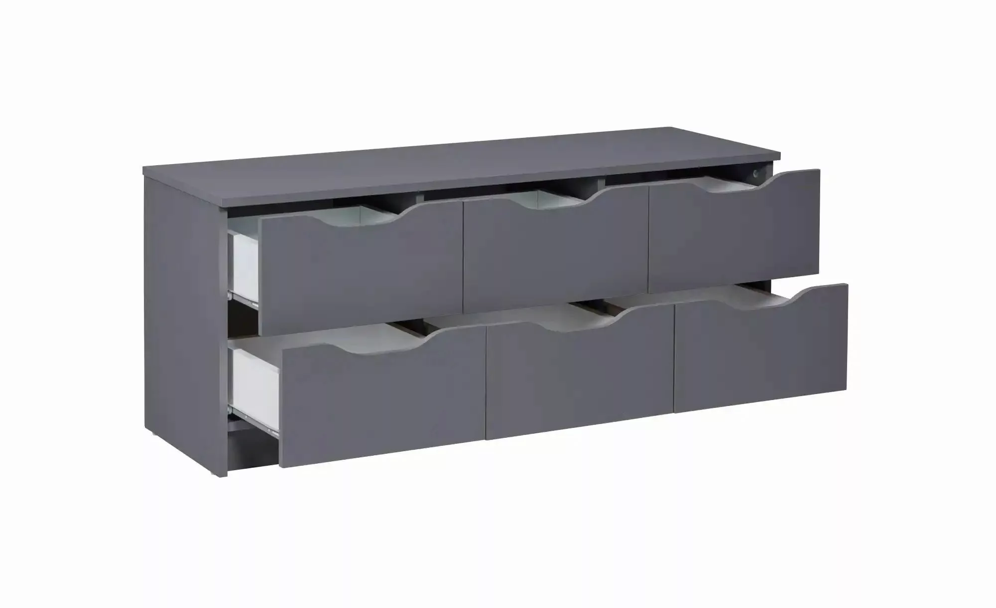 Sideboard  Silenzia ¦ grau ¦ Maße (cm): B: 122 H: 61 Kommoden & Sideboards günstig online kaufen