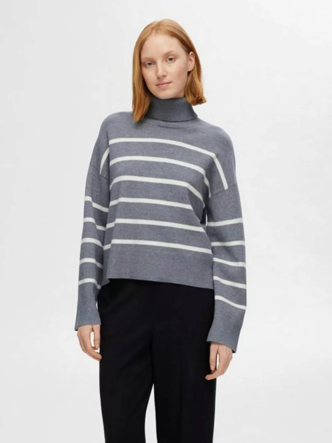 SELECTED FEMME Rollkragenpullover KAMMA (1-tlg) Plain/ohne Details günstig online kaufen