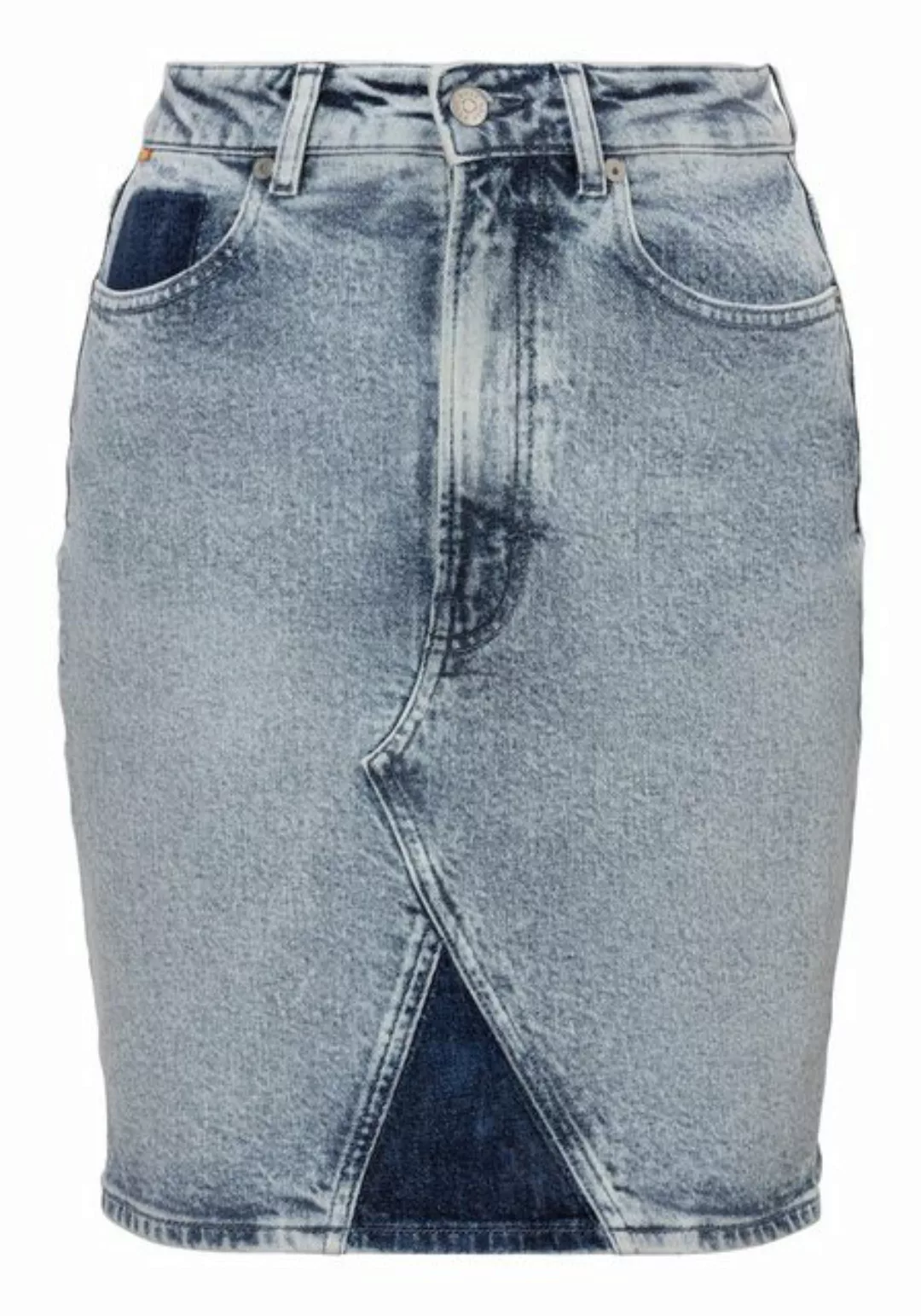 BOSS ORANGE Jeansrock C_DENIM SKIRT 2.0 Premium Damenmode mit BOSS-Badge günstig online kaufen