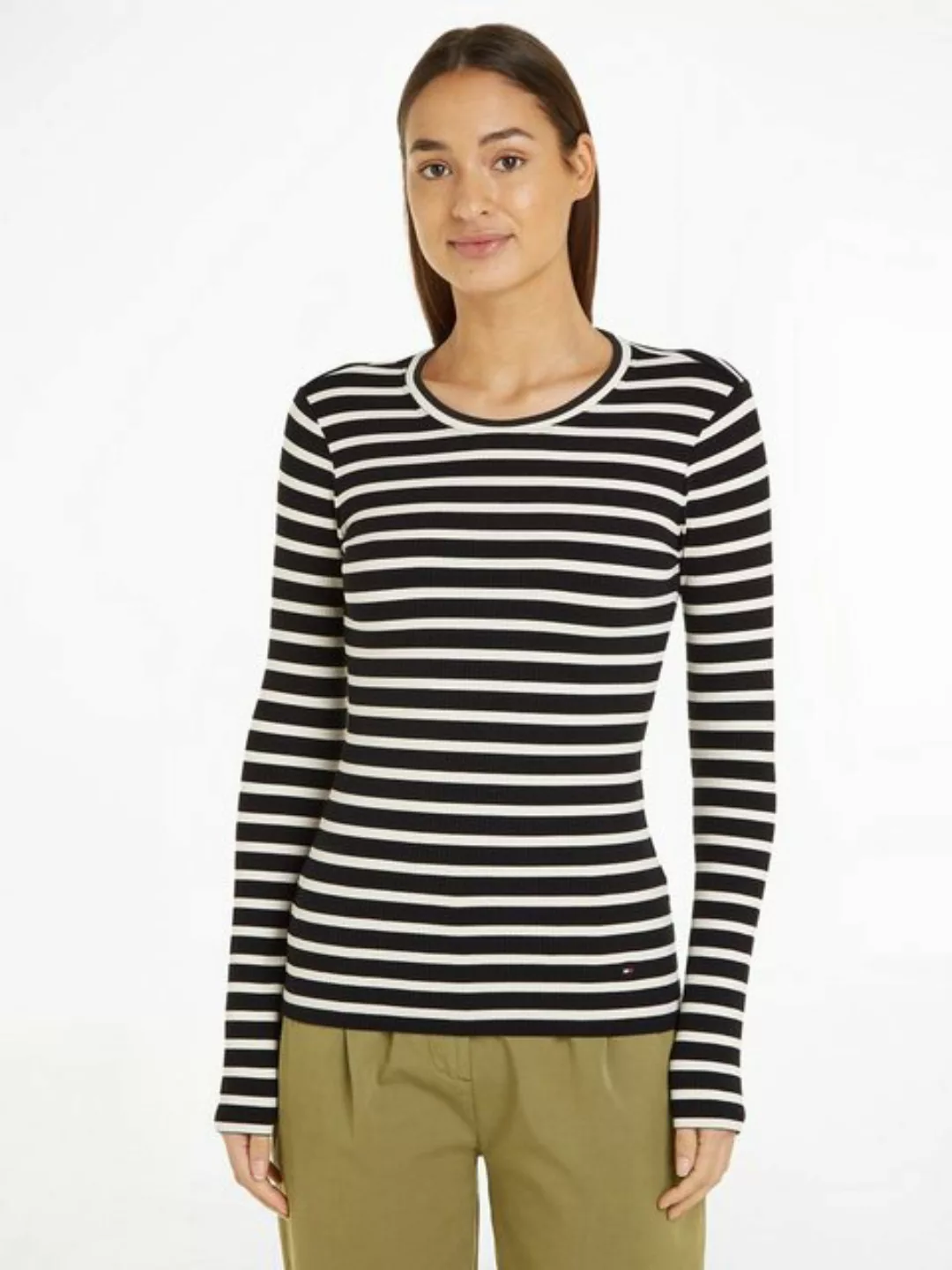 Tommy Hilfiger Damen Langarmshirt Ww0ww40592 günstig online kaufen