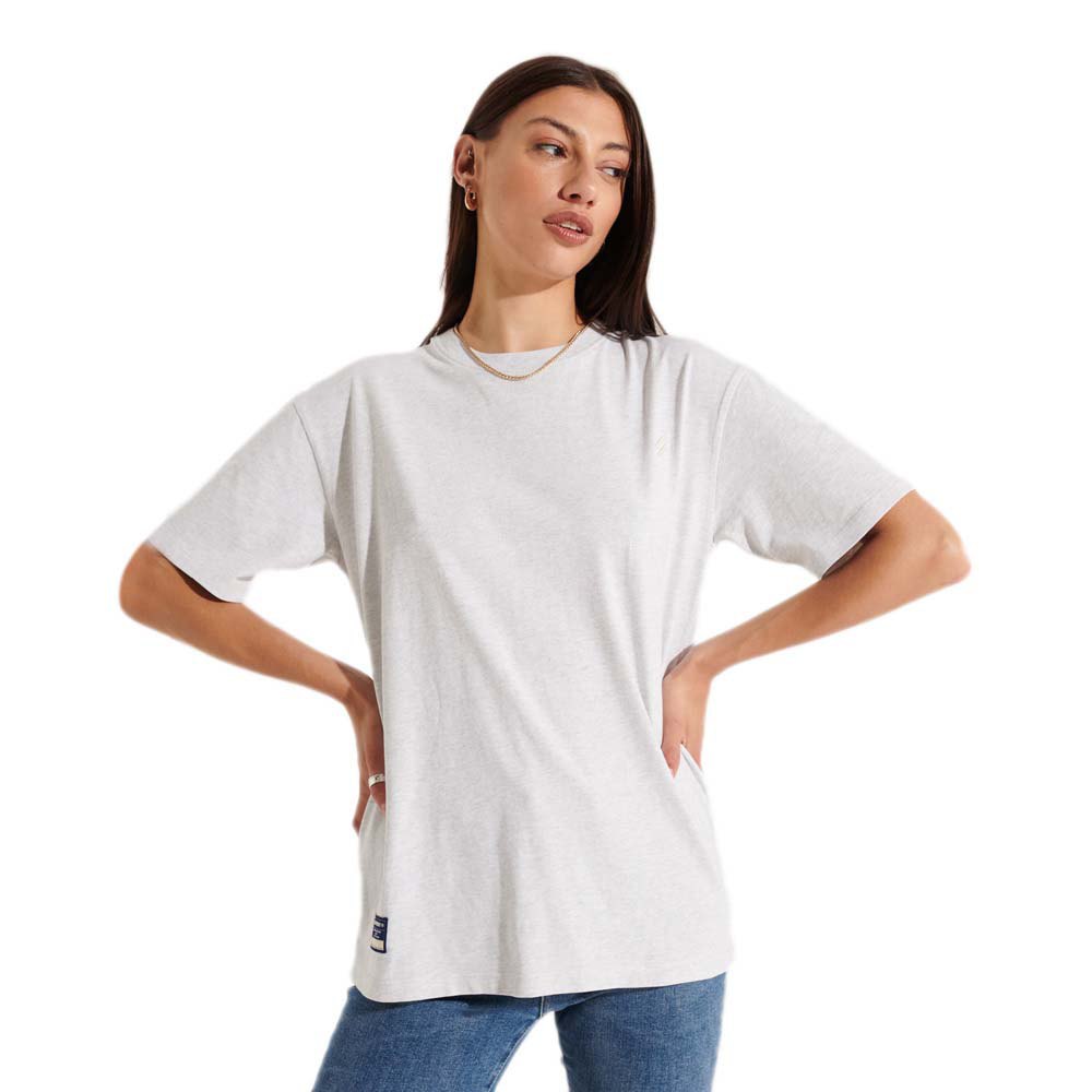 Superdry Code Essential Kurzärmeliges T-shirt XS Ice Marl günstig online kaufen