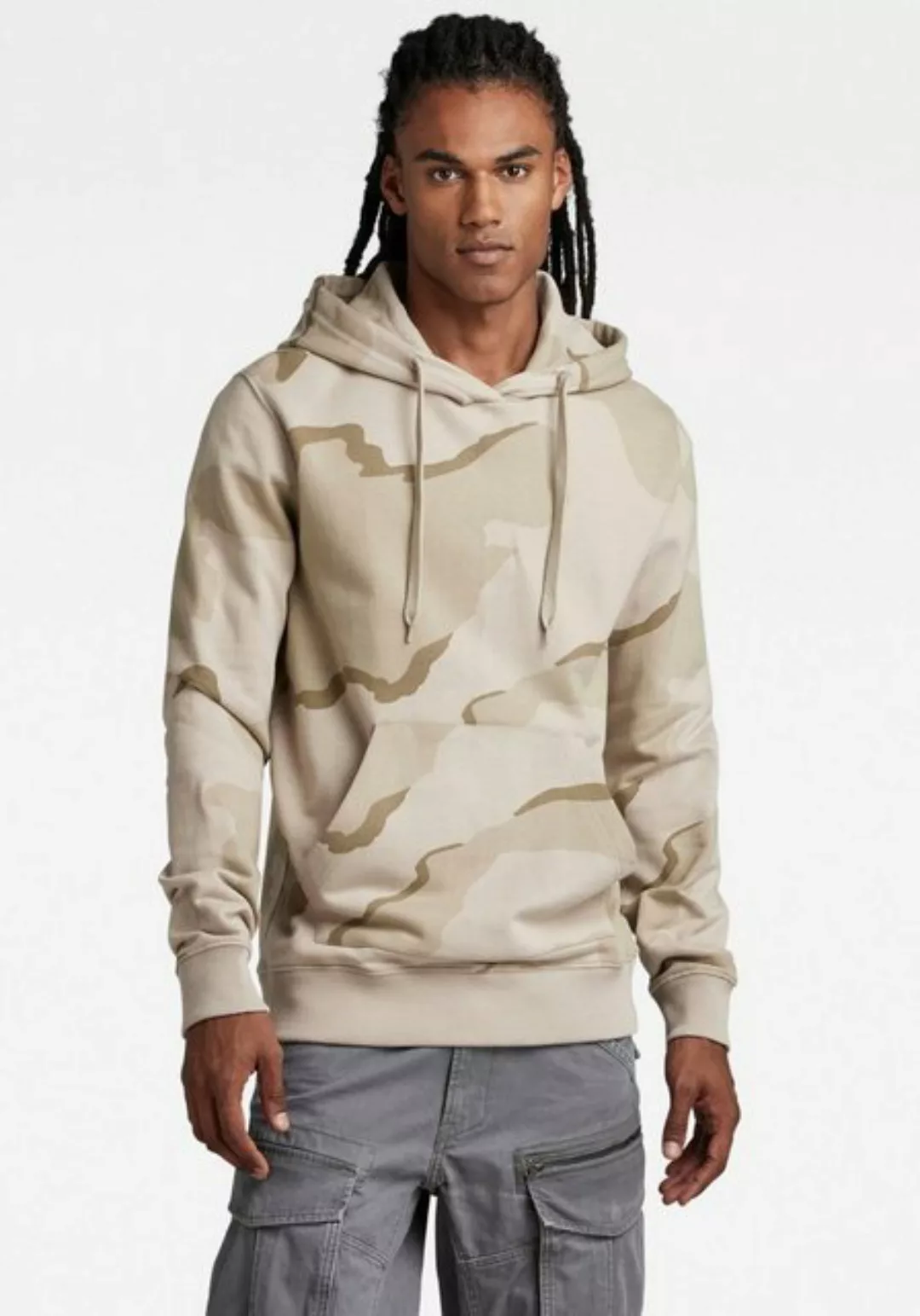 G-Star RAW Sweatshirt Desert camo mit Tarnmuster günstig online kaufen