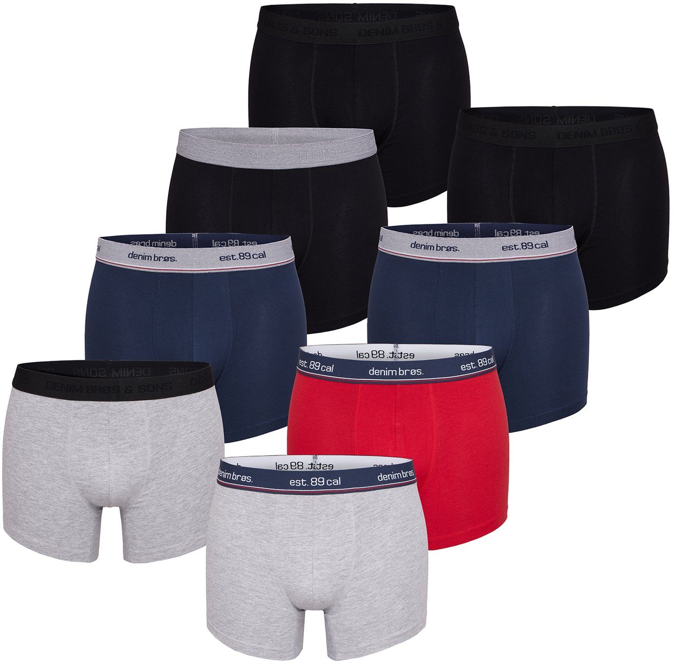 MG-1 Retro Boxer Mix Colors (8-St) günstig online kaufen