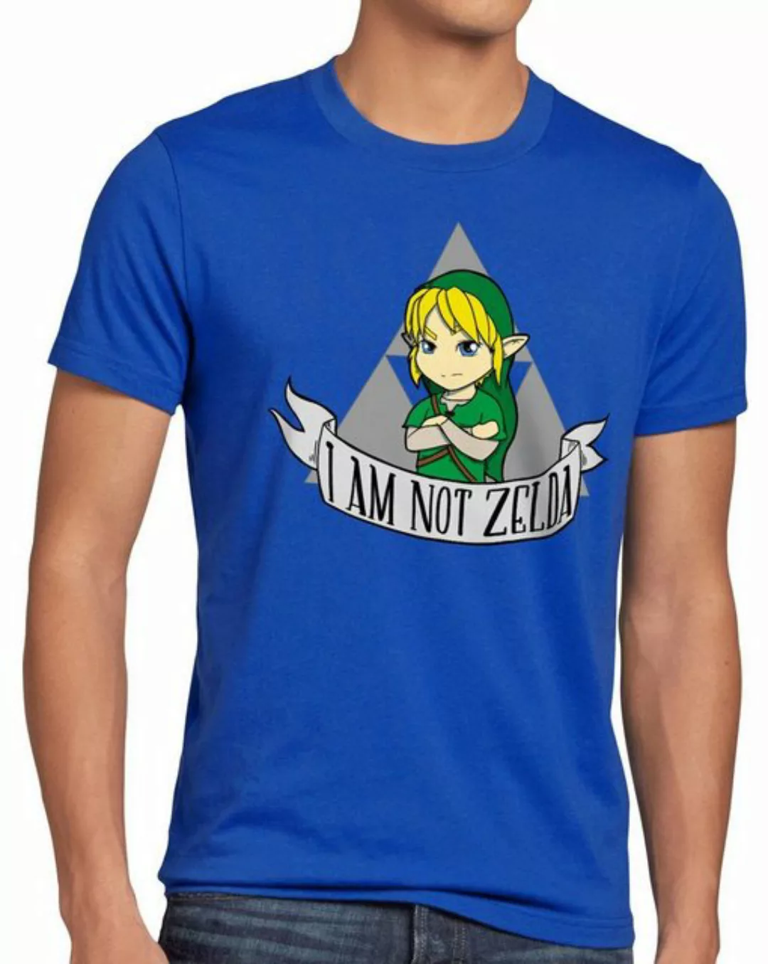 style3 T-Shirt Herren T-Shirt I am not Zelda link hyrule gamer günstig online kaufen