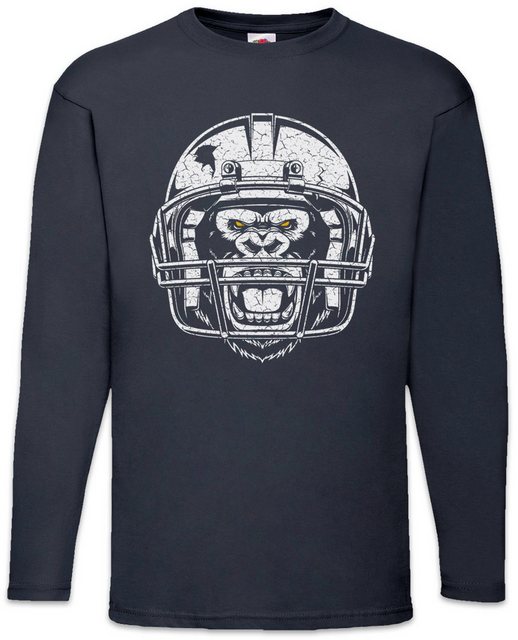 Urban Backwoods Langarmshirt American Football Gorilla Langarm T-Shirt Play günstig online kaufen