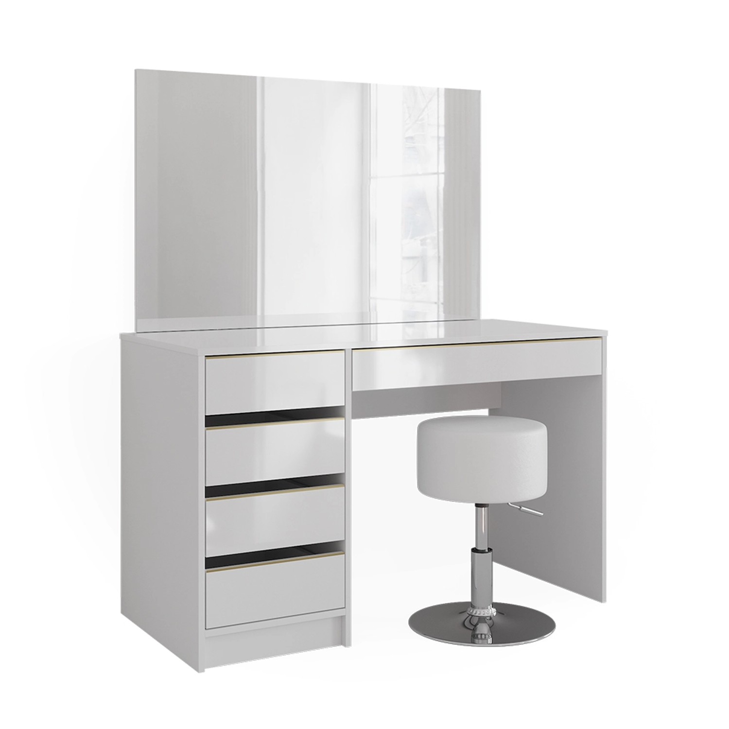 Vicco Schminktisch Sherry, Weiß, 120 cm günstig online kaufen