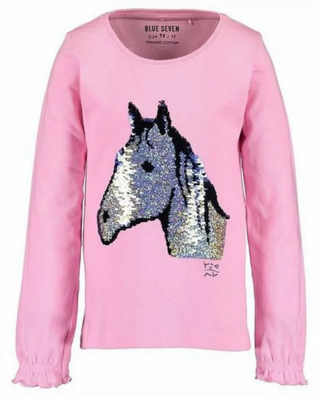Blue Seven Langarmshirt BLUE SEVEN - Langarm-Shirt AZALEE in Pink günstig online kaufen