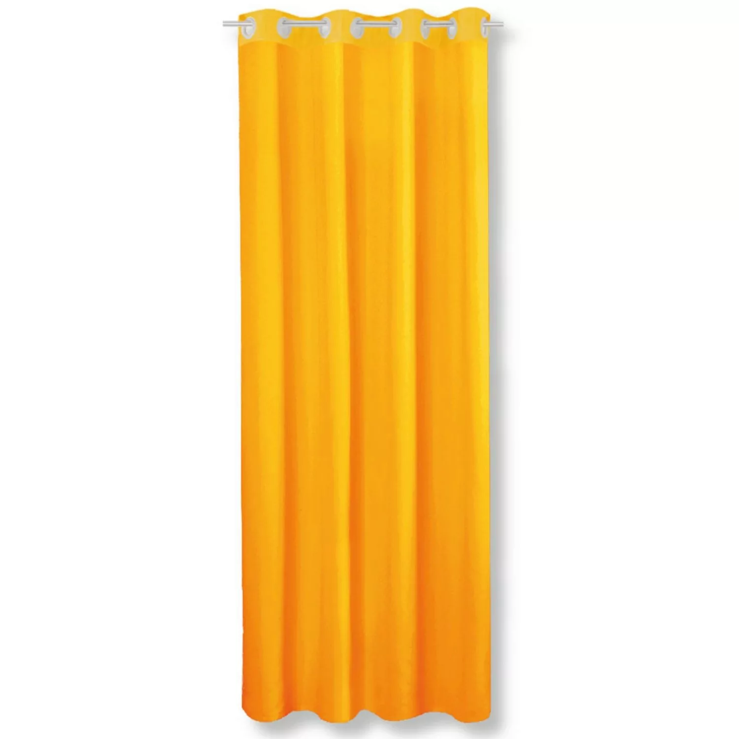 Bestlivings Dekoschal Ellen Ösen 140 cm x 245 cm Hellorange günstig online kaufen