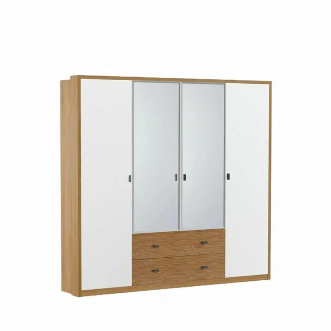 JVmoebel Kleiderschrank Kleiderschrank Schlafzimmer Holz Schrank Stil Schrä günstig online kaufen