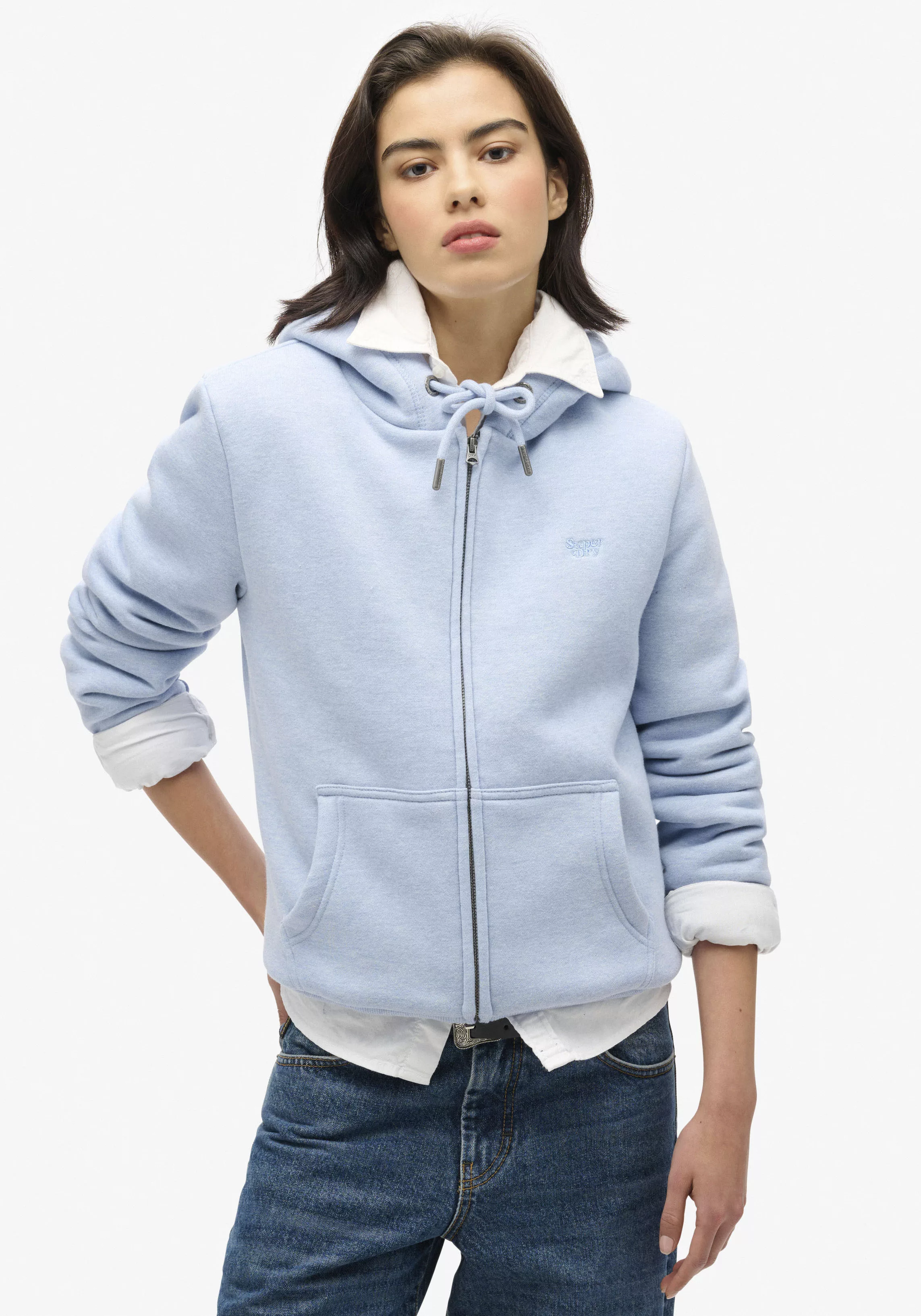 Superdry Kapuzensweatjacke "ESSENTIAL BORG LINED ZIP HOOD" günstig online kaufen