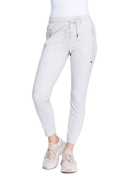 Zhrill Chinos Jogger Pants CHIARA CASUAL Grau (0-tlg) angenehmer Tragekomfo günstig online kaufen