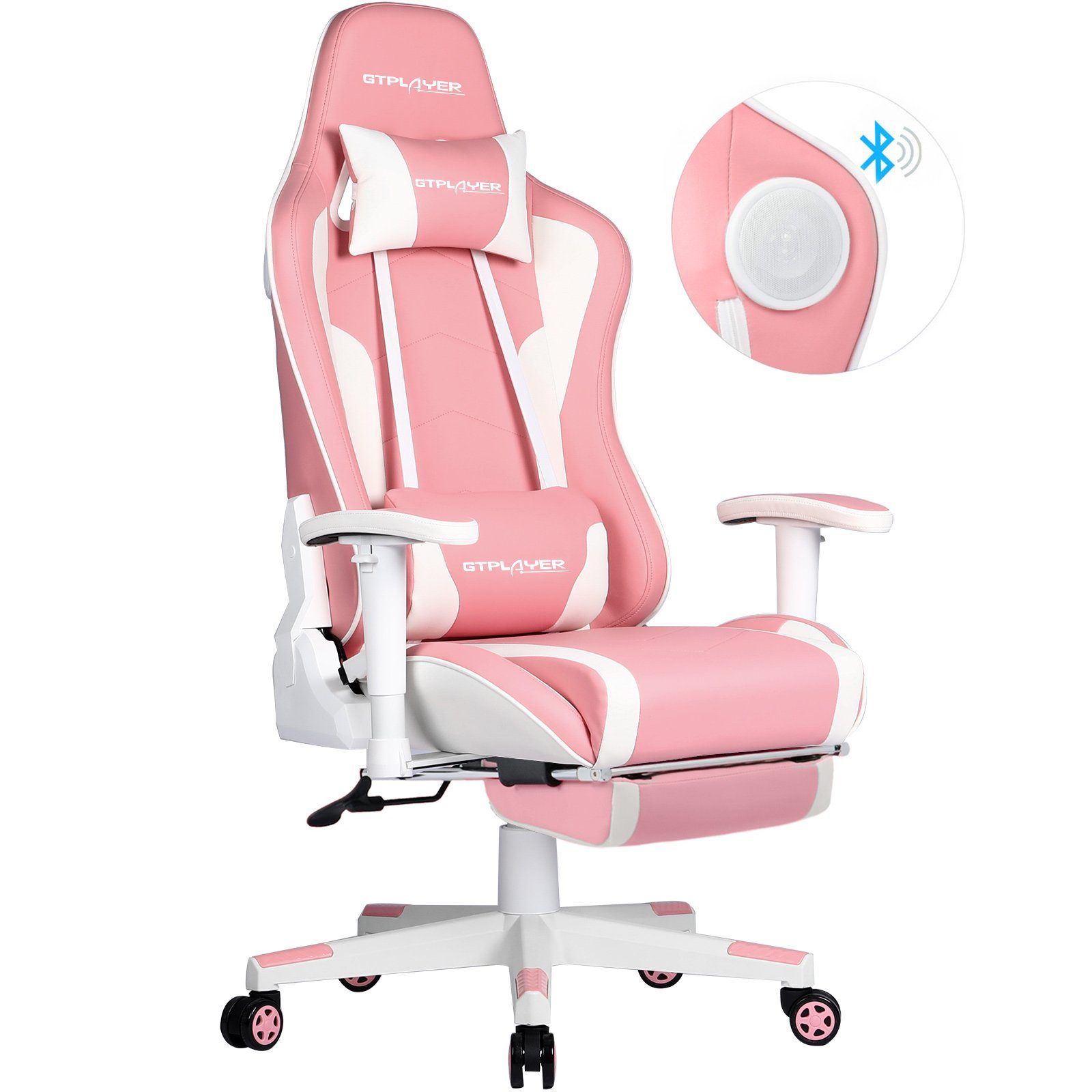 GTPLAYER Gaming-Stuhl Gamer Stuhl mit Bluetooth-Lautsprechern günstig online kaufen