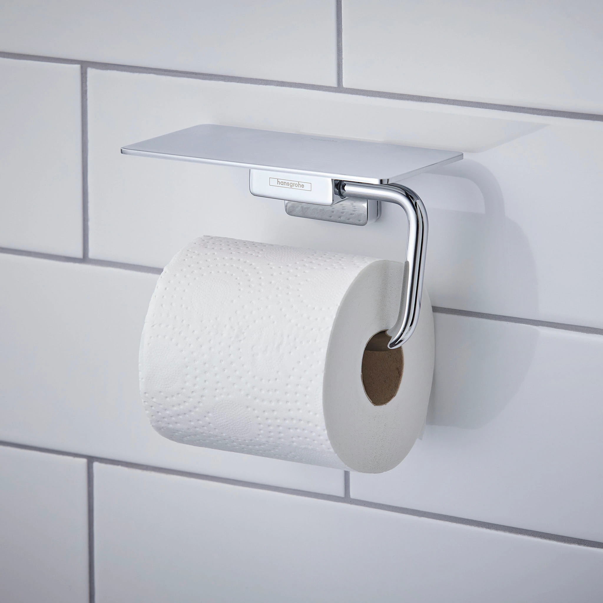 hansgrohe Toilettenpapierhalter "AddStoris", mit Ablage günstig online kaufen