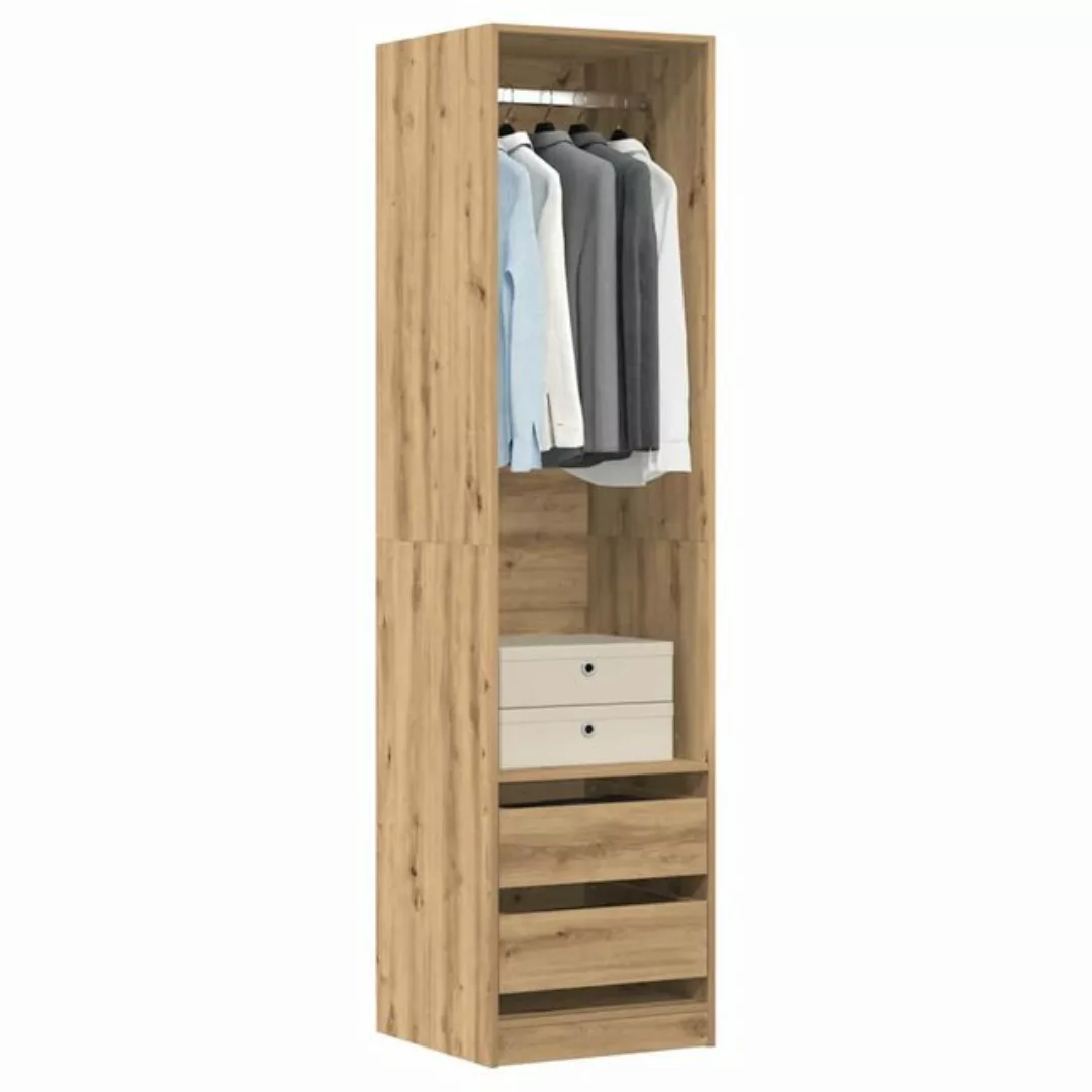 vidaXL Kleiderschrank Kleiderschrank Artisan-Eiche 50x50x200 cm Holzwerksto günstig online kaufen