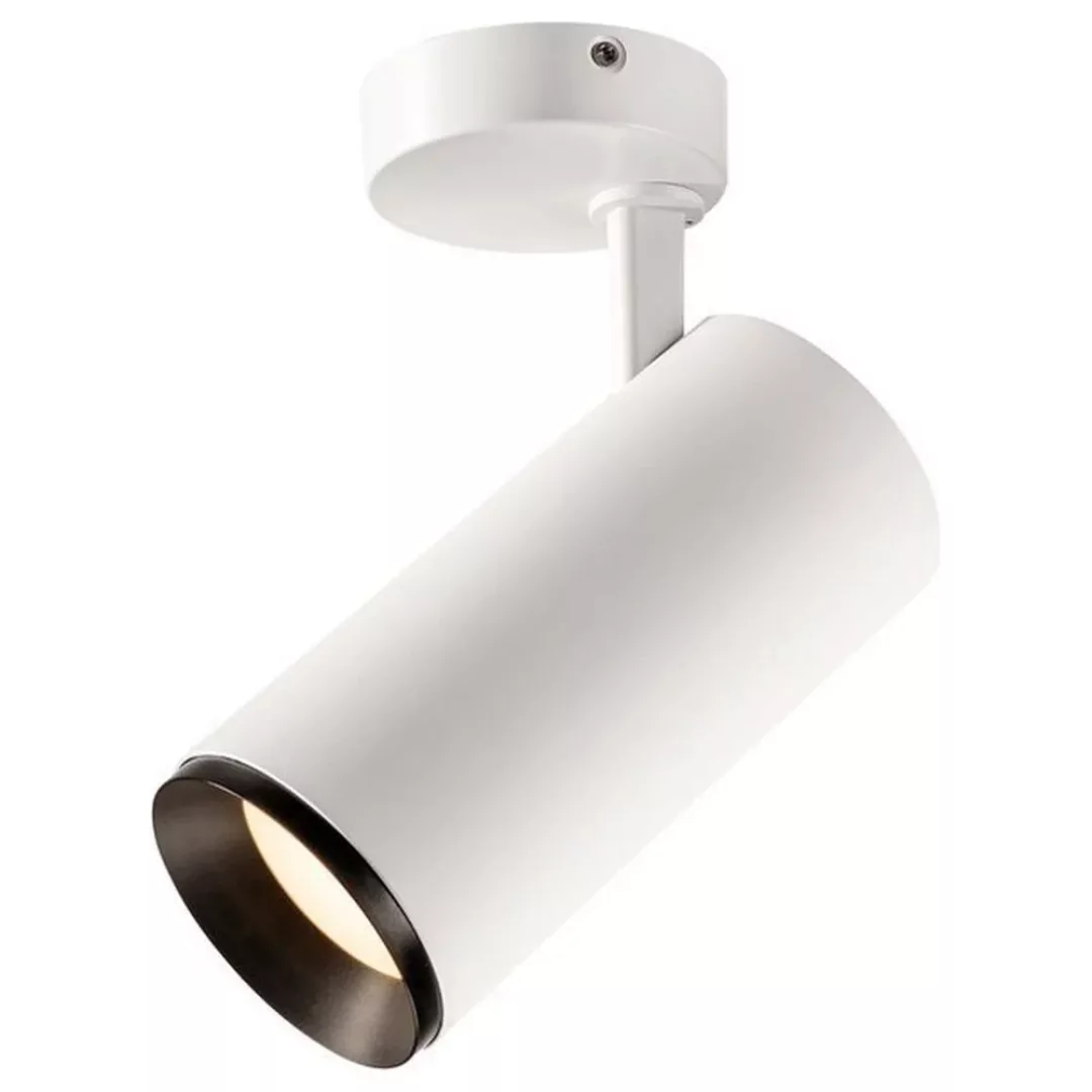 LED Wand- und Deckenspot Numinos in Weiß und Schwarz 28W 2675lm 4000K 24° günstig online kaufen