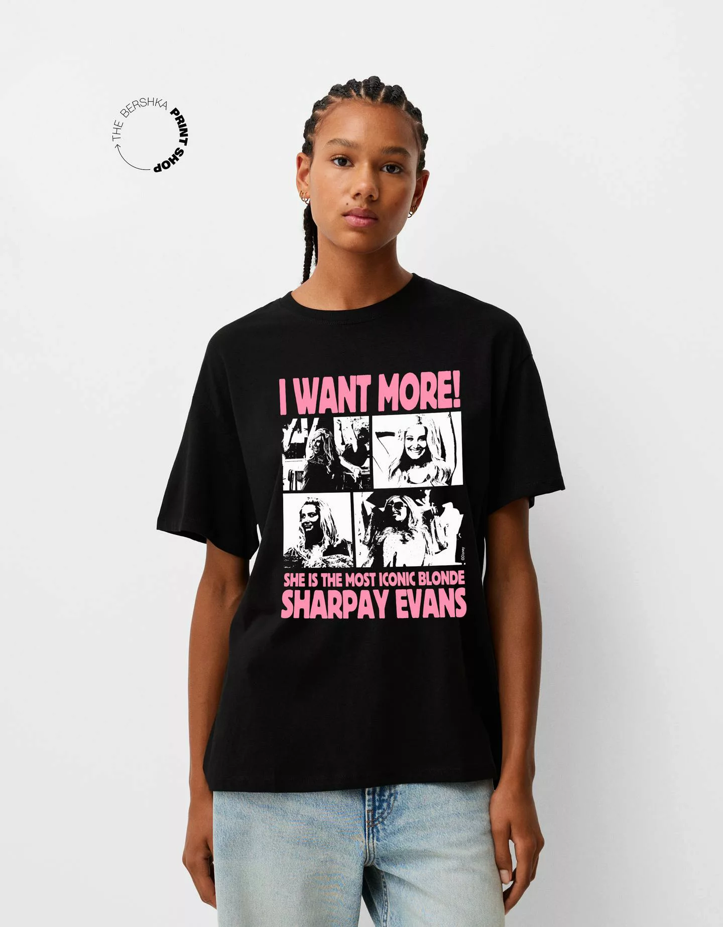 Bershka T-Shirt High School Musical Mit Kurzen Ärmeln Damen M Schwarz günstig online kaufen